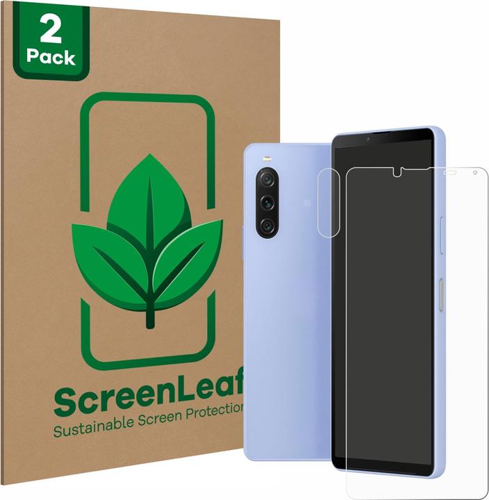 Immagine prodotto ScreenLeaf Pellicola protettiva sostenibile Pellicola protettiva dello schermo chiara trasparente (2 Pezzo/i, Sony Xperia 10 V)