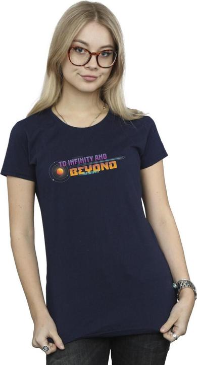 Actual product image Disney Womens/Ladies Lightyear Infinity And Beyond Text Cotton T-Shirt (M)