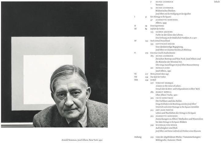Actual product image Josef Albers (German, Heinz Liesbrock, Vincent Broqua, Fritz Horstman, Gottfried Boehm, Ingo Offermanns, 2022)