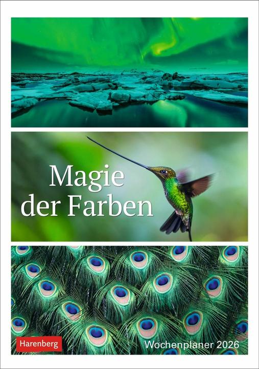 Image du produit Harenberg Magie der Farben Wochenplaner 2026 (Couverture rigide, Allemand)