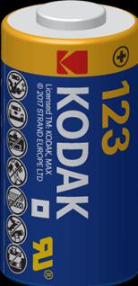 Image du produit Kodak 123 LA Pile à usage unique Pile au lithium (1 pcs, CR123A, 1500 mAh)
