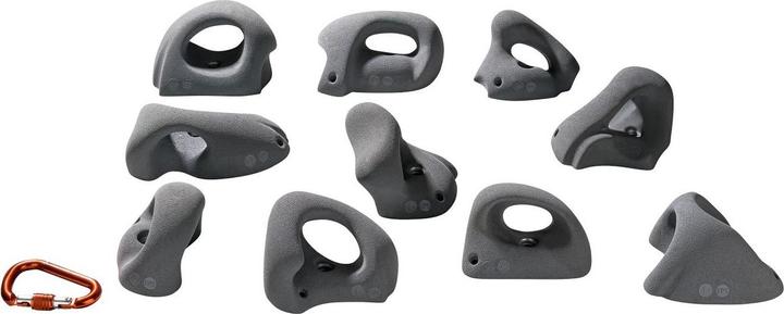 Produktbild Entre Prises Klettergriffe Essential Jugs XL ehemals Grab It II (Grau)