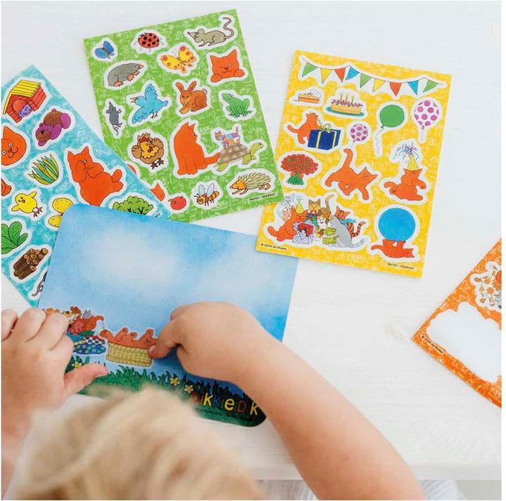 Actual product image Bambolino Toys Dikkie Dik Fensteraufkleber, 45 Stück.