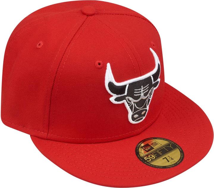 Produktbild New Era 59Fifty Fitted Cap - NBA Chicago Bulls rot - 7 1/4 (7 1/4)