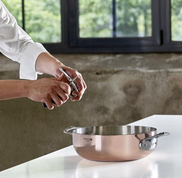 Actual product image de Buyer prima matera (28 cm, Casserole + Stewpot, Copper, Stainless steel)
