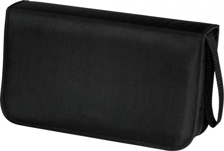Hama Portefeuille CD-/DVD en Nylon 80, noir