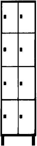 Produktbild Wolf Schliessfachschrank (80 cm, 180 cm)