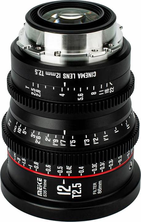 Image du produit Meike 12mm T2.5 Super 35 Prime Cinema Lens PL Mount (Monture L)