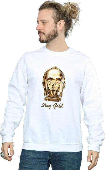 Immagine prodotto Star Wars The Rise Of Skywalker C-3PO Stay Gold Felpa Uomo (XXL)