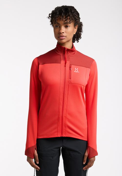 Produktbild Haglöfs ROC Spitz Mid Jacket Women Poppy red/Corrosion (M)