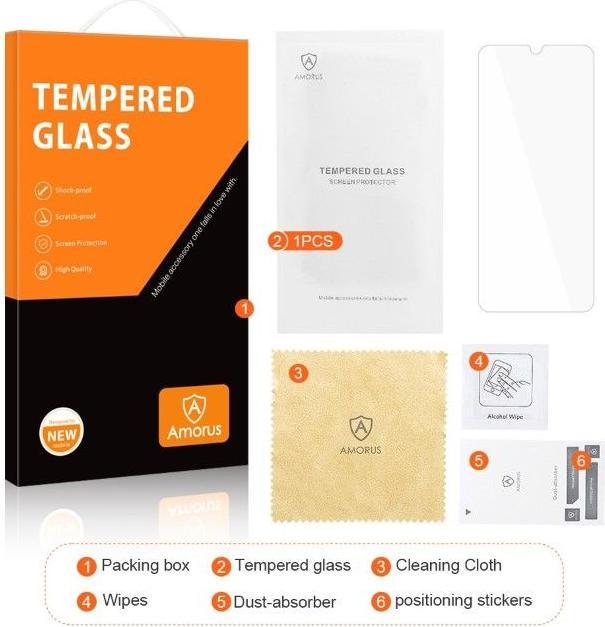 Image du produit Amorus Verre de protection Protection d'écran (1 pièce(s), Xiaomi Redmi A3)