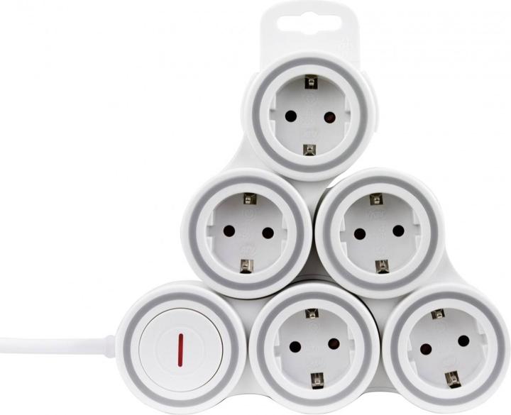 Actual product image REV Power strip Supraflex (5 x, CEE 7/3, 1.40 m)