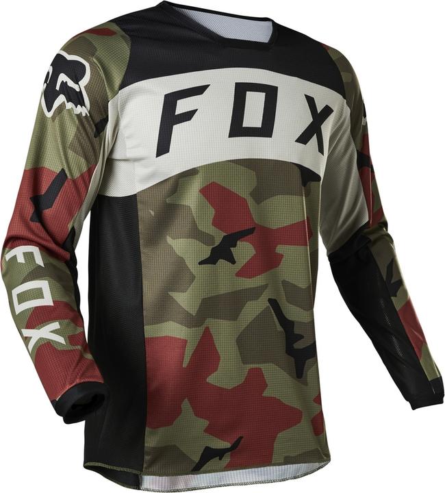 Actual product image Fox JERSEY 22 180 BNKR GRN CAMO S (S)