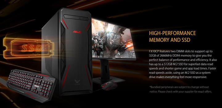 ASUS TUF Gaming FX10CP-CH009T (Intel Core i5-8400, 8 GB, 128 GB, GeForce GT 1030)