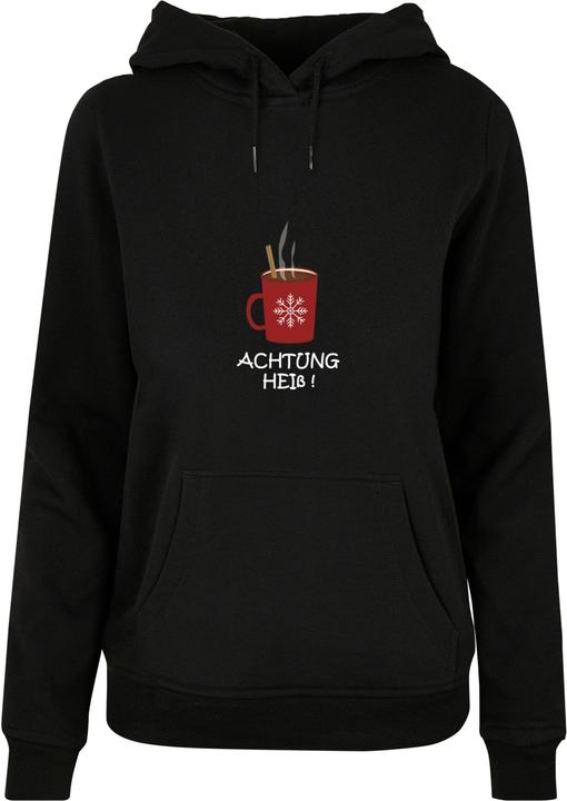 Produktbild Merchcode Ladies Achtung heiss Basic Hoody - 113281 (XXL)