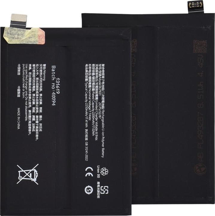 Immagine prodotto OEM - Smartphone Battery BLP831 (21879) - Oppo Find X3 / Find X3 Pro CPH2173 - 2200mAh - Black