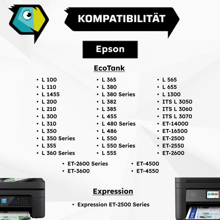 Produktbild Inkadoo Druckerpatronen kompatibel mit Epson C13T664440 / 664 XL Tintenpatrone (M, BK, C, Y)