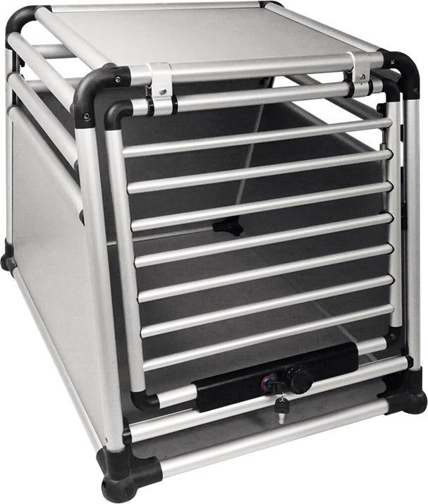Produktbild Nobby Aluminium Autotransportbox Round Corner (Hund, Sicherheitsverschluss, Abschliessbar)