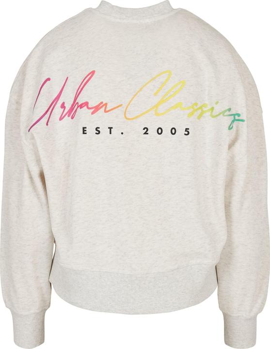 Produktbild Urban Classics Ladies Oversized Rainbow Crewneck (L)