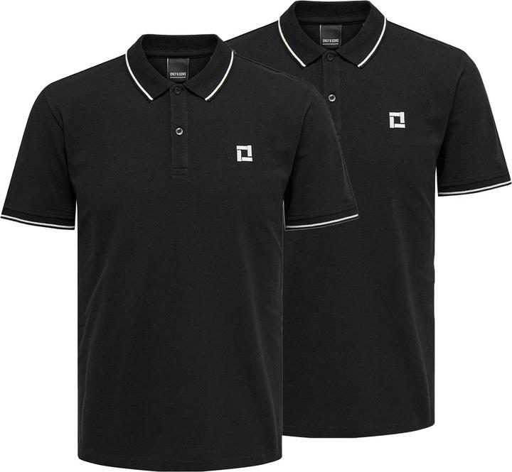 Produktbild Only & Sons 2er Pack Onsefletcher Poloshirt (XL)