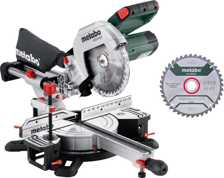 Metabo Set KGS 216 M + saw blade