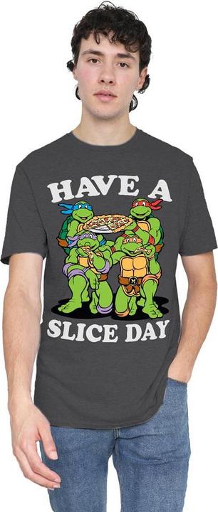 Actual product image Teenage Mutant NT Unisex Adult Have A Slice Day T-Shirt (XXL)