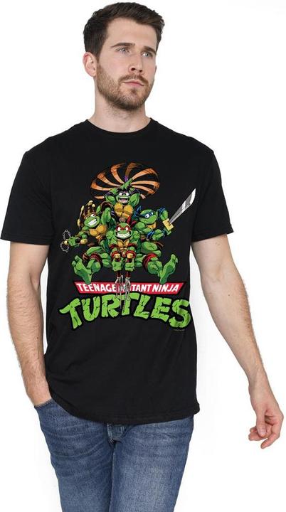 Actual product image Teenage Mutant NT Mens Manga Turtles T-Shirt (M)