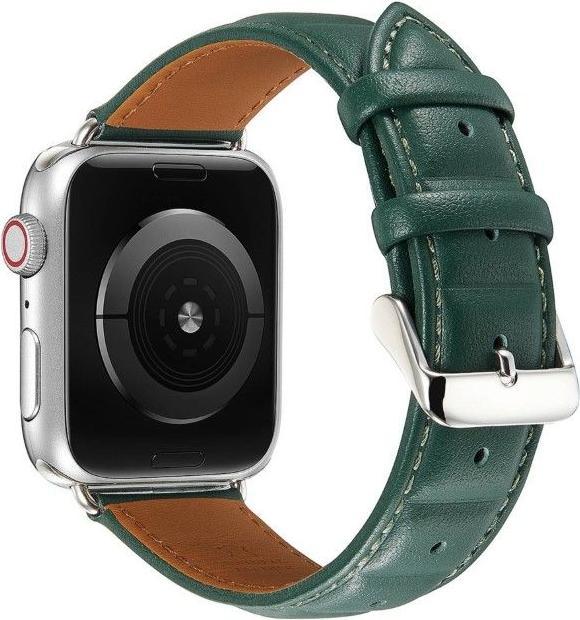 Produktbild MU Classic Genuine Series Echtleder Armband (42 mm, 44 mm, 45 mm, Echtleder, Apple Watch Series 3, Apple Watch Series 2, Apple Watch Series 1, Apple Watch Series 7, Apple Watch Series 8, Apple Watch Series 9, Apple Watch SE, Apple Watch Series 4, Apple Watch Series 5, Apple Watch Series 6)