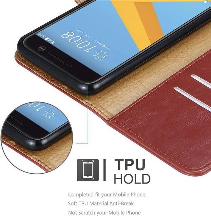 Actual product image Cadorabo Book Luxury Cover (HTC One M10)