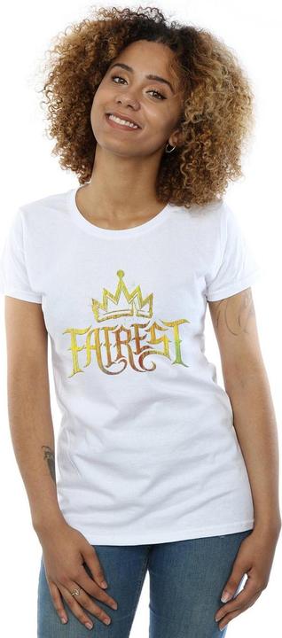 Actual product image Disney Womens/Ladies The Descendants Fairest Gold Cotton T-Shirt (L)