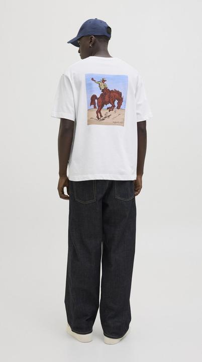 Produktbild Jack & Jones Rückenprint Rundhalsausschnitt T-shirt T-shirt (S)