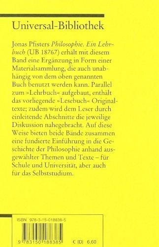Produktbild Klassische Texte der (Deutsch, Jonas Pfister, 2011)