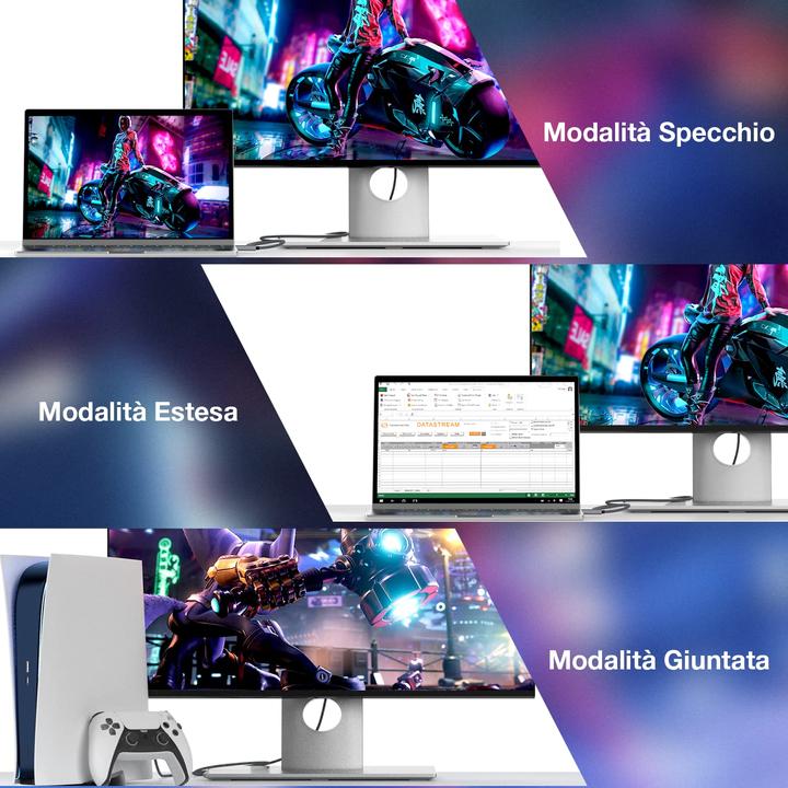 Produktbild Ult-Wiiq DisplayPort auf HDMI-Kabel (3 m, DisplayPort)