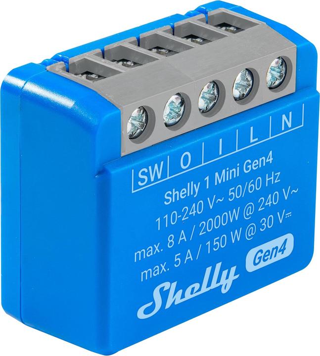 Produktbild Shelly 1 Mini Gen4 (Schaltaktor)
