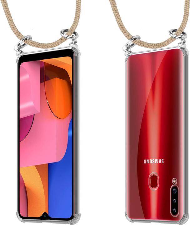 Produktbild Cadorabo TPU Handy Kette SILBER Cover
