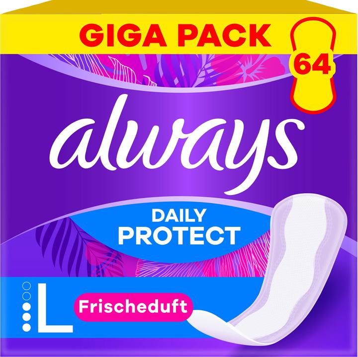 Image du produit Always Daily Protect Long (64 x, Panty liners)