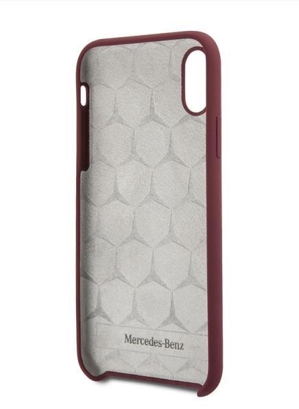 Actual product image Mercedes MEHCPXSILRE iPhone X/ Xs hard case czerwony/red (Apple iPhone X)