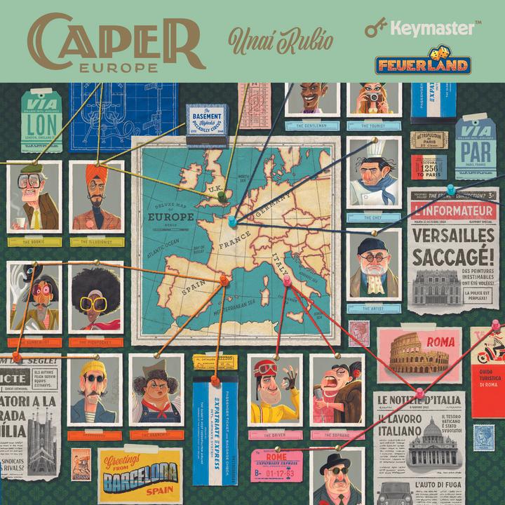 Image du produit Feuerland Caper Europe. Jeu de société, pour 2 joueurs, à partir de 10 ans, édition FR (Allemand)