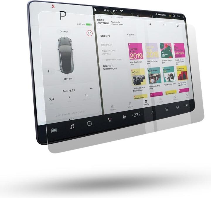 Image du produit 2befair Displayschutzfolie Matt/Klar für das Tesla Model 3/Y