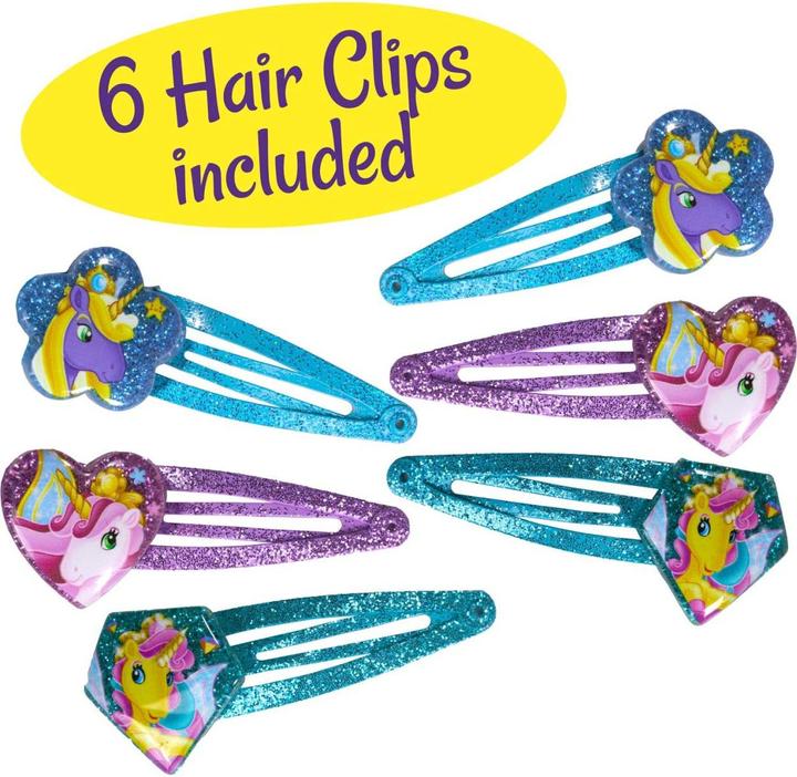 Immagine prodotto Craze Galupy fermagli per capelli a forma di unicorno in confezione da 6 pezzi (6 pz.)