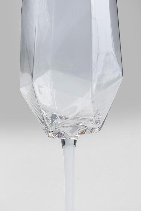 Image du produit Kare Design Flûte à champagne Diamond Gold Rim (36 cl, 1 Verres, Flûtes à champagne)