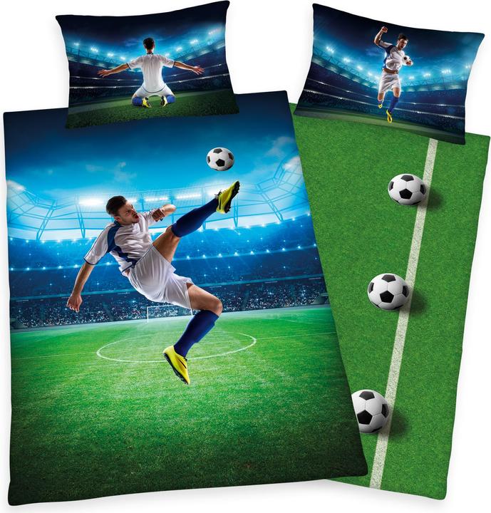 Herding Football (Set de linge de lit, 160 x 210 cm, 65 x 100 cm)