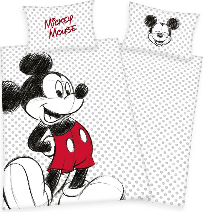 Produktbild Herding Mickey Mouse (Bettwäsche Set, 160 x 210 cm, 65 x 100 cm)