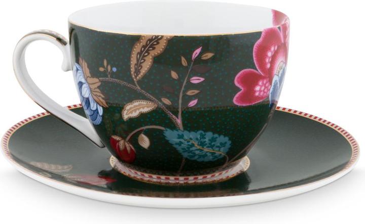 Produktbild PIP Studio Fantasy Green Frühstücks Set Tasse mit Untertasse 12tlg (280 ml, 1 x)