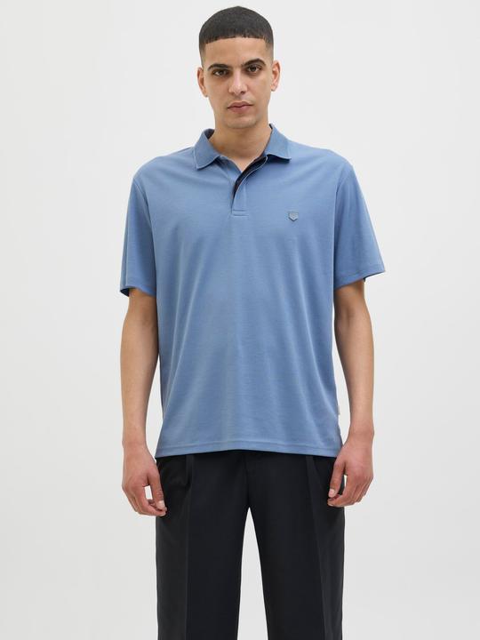 Actual product image Jack & Jones Single-coloured shirt collar polo shirt Poloshirt (XXL)