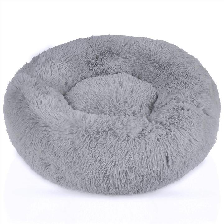 Produktbild Intirilife Haustierbett in Grau Durchmesser 100 cm (Hund, Katze)