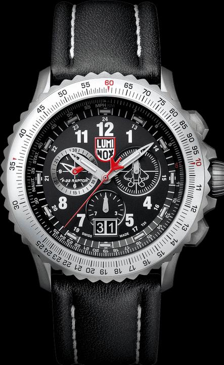 Produktbild Luminox F-22 Raptor (Analoguhr, Chronograph, Taucheruhr, Swiss Made, 44 mm)