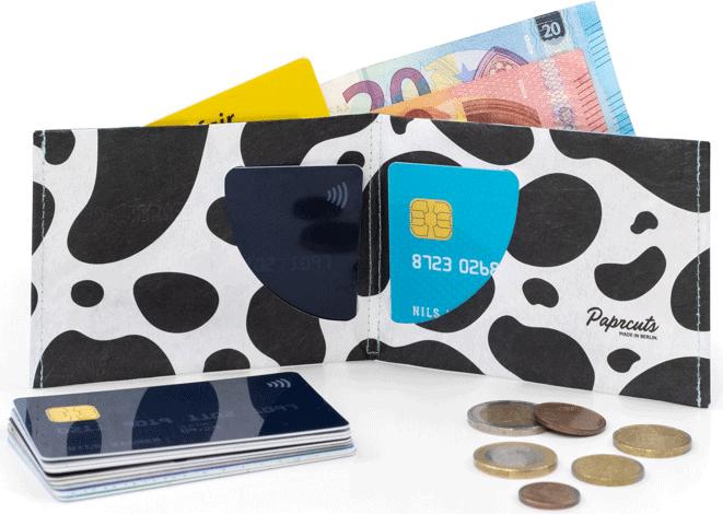 Actual product image Paprcuts RFID Go Vegan wallet