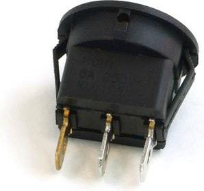 Actual product image Phobya Rocker switch round illuminated blue 1 pole ON/OFF