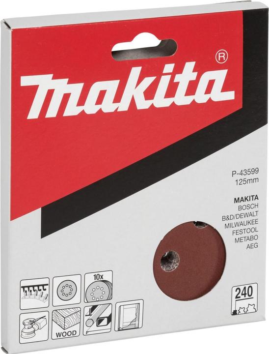 Produktbild Makita Schleifpapier P-43599 (P240)